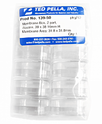 Мембранный бокс для переноски образцов, 38 мм (ширина) х 38 мм (глубина) х 16 мм (высота), 12 шт./уп.