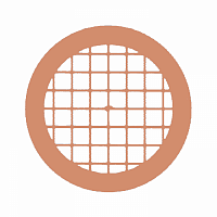 Медные сетки, 75 mesh, формвар+углерод, 50 шт./уп.,