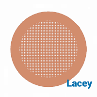 Медные сетки, 400 mesh, Lacey формвар/углерод, 25 шт./уп.